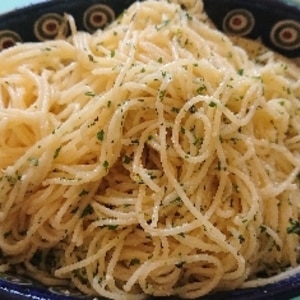 ひとりごはん✿ドライバジルでジェノベーゼ風パスタ